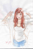 シャツ（模写・水彩）