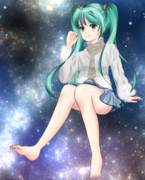 ミクの日に投稿予定だった新曲動画用のイラスト