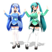 【MMD】ミクの日に手を繋ごう企画2017