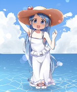 五月雨ちゃんと海水浴