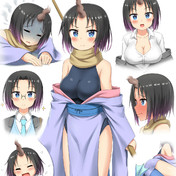 エルマ 小林さんちのメイドラゴン ニコニコ静画 イラスト