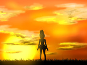 夕暮れサーバル