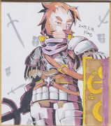 今日の色紙＃224「パラディン男」