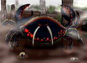 妖怪豆知識百鬼夜行投票「蟹坊主」