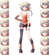 ONE立ち絵リメイク 表情差分