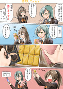艦これ４コマ33回「倍返しだぁぁぁ！」
