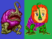 ＰＣエンジン版リンダキューブ動物擬人化・アンコウ