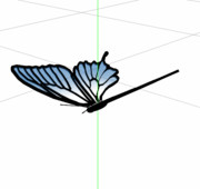 【MMDモデル配布あり】アゲハ蝶