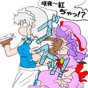 後ろに立たれたので、つい