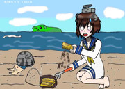 潮干狩りのゆきかじぇ