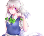 髪かきあげ ニコニコ静画 イラスト