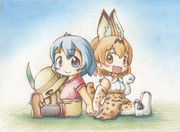 かばんちゃんとサーバルちゃん