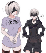 9S、Tシャツをプレゼント