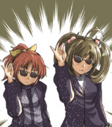 カッコよく砂糖をふるシュガミン。