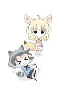 フェネックとアライさん