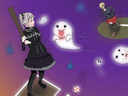 プロ野球が開幕なのでお化けフォークを投げる白坂小梅さん