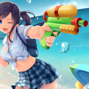 二丁拳銃 水鉄砲 ニコニコ静画 イラスト