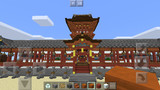 【Minecraft PE】石清水八幡宮 拝殿 正面