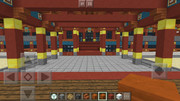 【MinecraftPE】石清水八幡宮 拝殿 内部