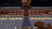 【Minecraft PE】石清水八幡宮 拝殿 正面（夜間）