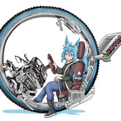 モノホイール ニコニコ静画 イラスト