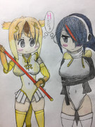 格好が性的すぎるフレンズ2人