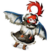 リバースカラー朱鷺子