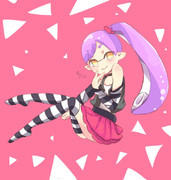 イカガール ニコニコ静画 イラスト
