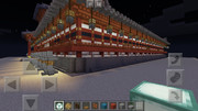 【Minecraft PE】石清水八幡宮 外観 北西側（夜間）