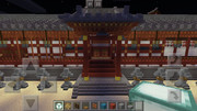 【Minecraft PE】石清水八幡宮 外観 南側（夜間）