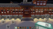 【Minecraft PE】石清水八幡宮 外観 北側（夜間）