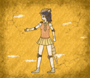 【壁画】オオアルマジロ