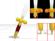 【MMDアクセサリ配布あり】鉾先鈴【更新】