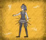 【壁画】アフリカタテガミヤマアラシ