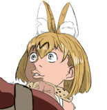 ジャパリまんを食べたか糾問されるサーバルちゃん