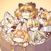 ネコ科フレンズ ニコニコ静画 イラスト