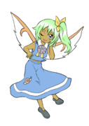 日焼けした大妖精（立ち絵）