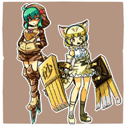さばくコンビ ニコニコ静画 イラスト