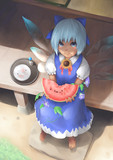 日焼けしたチルノ