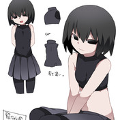 黒目 ニコニコ静画 イラスト