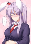 優しくされて照れてしまったうどんげさん