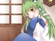 メロンブックスさまの例大祭カタログ購入特典 な早苗さん