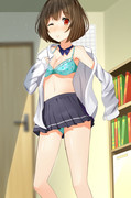 お着替え中