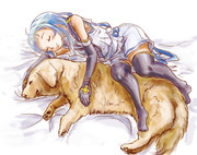 いっしょにお昼寝