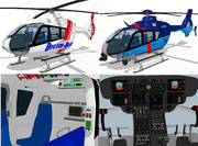 【MMD-OMF7】EC-135【モデル配布】