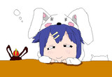 居眠り中・・・