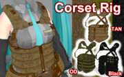 Corset Rig ver1.1【MMDモデル配布】