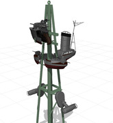 【MMD-OMF7】占守型艤装セット【モデル配布】