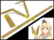 【MMD-OMF7】1930年代の英国製24インチ定規