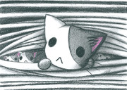 ブラインドにゃんこ